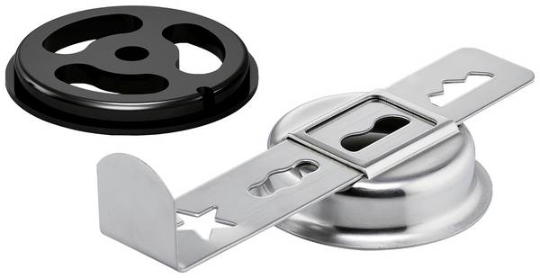 Bosch Haushalt MUZ9SV1 MUZ9SV1 nástavec na stříkané pečivo  nerezová ocel, černá