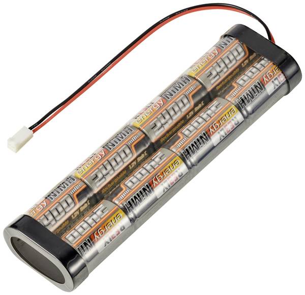 Reely  akupack vysílače NiMH (modelářství)  9.6 V  2400 mAh  Počet článků: 8    Sub-C  Sub-C  Stick  Futaba