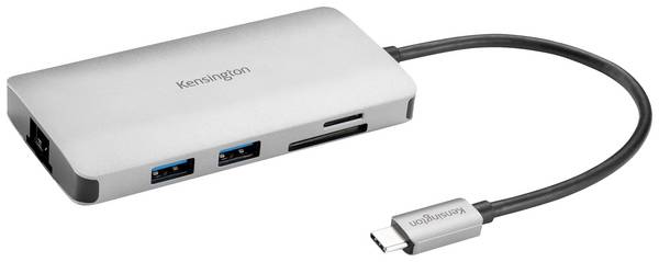 Kensington USB-C® dokovací stanice UH1400p Vhodné pro značky (dokovací stanice pro notebook): univerzální vč. funkce nabíjení, integrovaná čtečka karet, napájení USB-C®