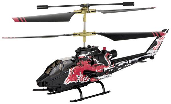 Carrera RC Red Bull Cobra TAH-1F RC model vrtulníku pro začátečníky RtF