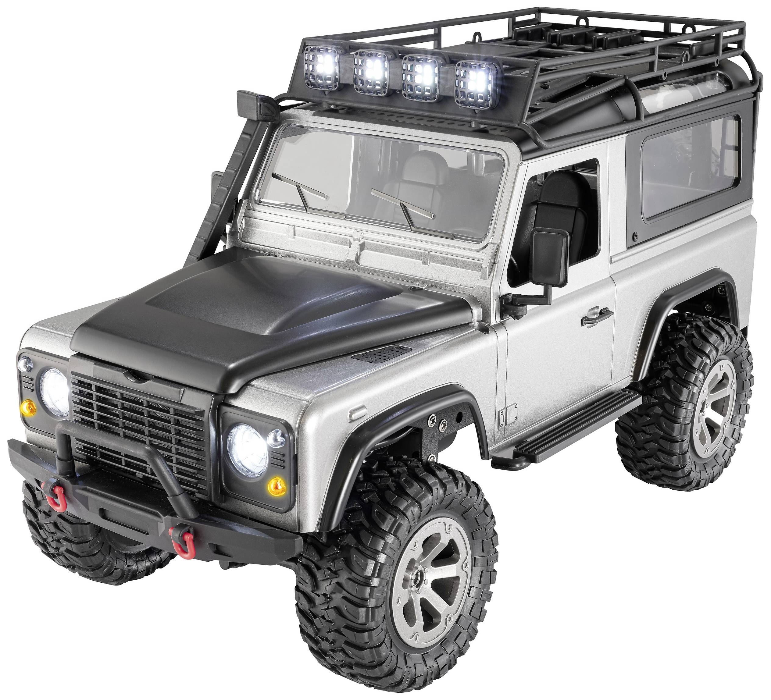 Reely  stříbrná komutátorový 1:16 RC model auta elektrický Crawler 4WD (4x4) RtR 2,4 GHz vč. akumulátorů a nabíječky