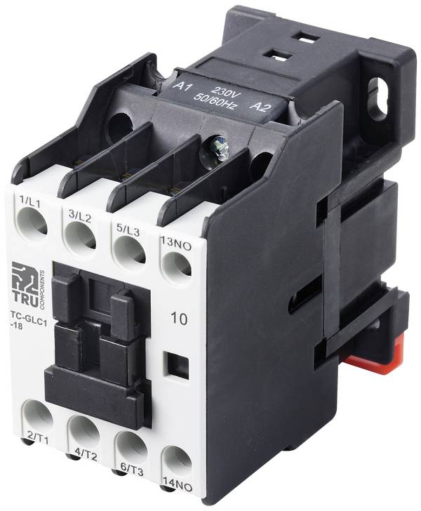 TRU COMPONENTS TC-GLC1-18 230V stykač 3 spínací kontakty 7.5 kW 230 V/AC 18 A 1 ks