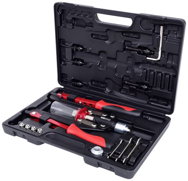 KS Tools 150.9630 Univerzální sada nýtovacích kleští, 17 ks