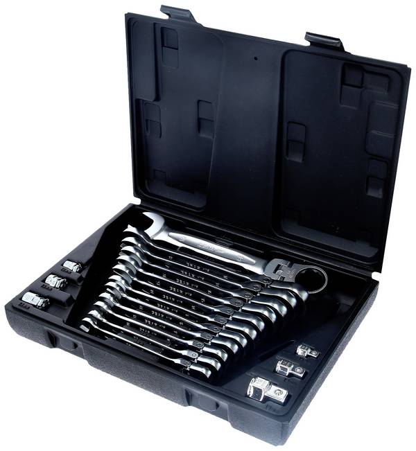 KS Tools 503.4868  sada očkoplochých klíčů 18dílná Délka klíče (cm) (jen pro nadpis) 19 mm