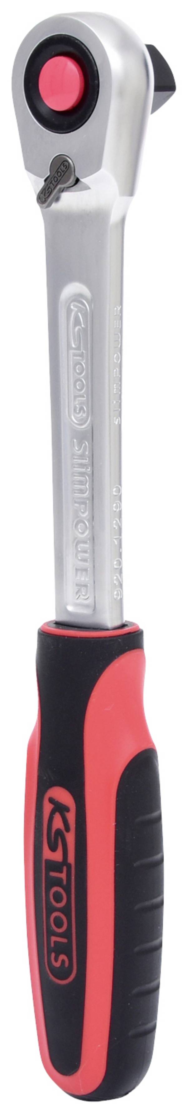 KS Tools Umschaltknarre 1/2" schlank N feinverzahnt 72 Zähne 920.1290 ráčna 1/2"  245 mm