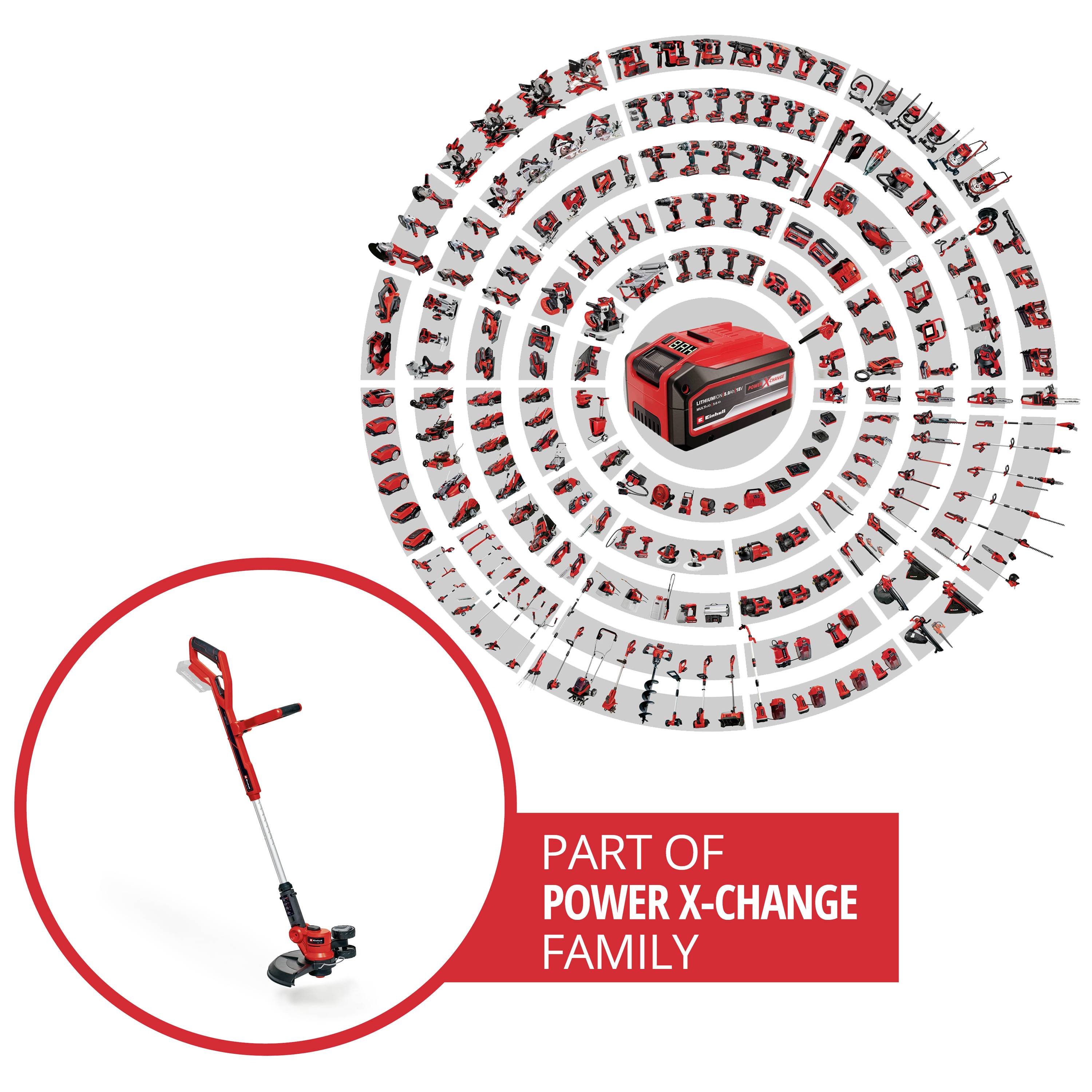 Einhell Power X-Change GE-CT 18/30 Li-Solo akumulátor strunová sekačka bez akumulátoru, bez nabíječky 18 V šířka sekání:-3