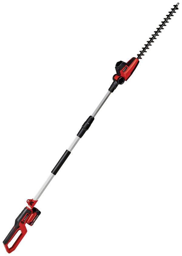 Einhell Power X-Change GC-HH 18/45 Li T-Solo akumulátor nůžky na živý plot  nastavitelná řídítka, měkká rukojeť, nosný popruh, bez akumulátoru, bez nabíječky  18 V Li-Ion 450 mm