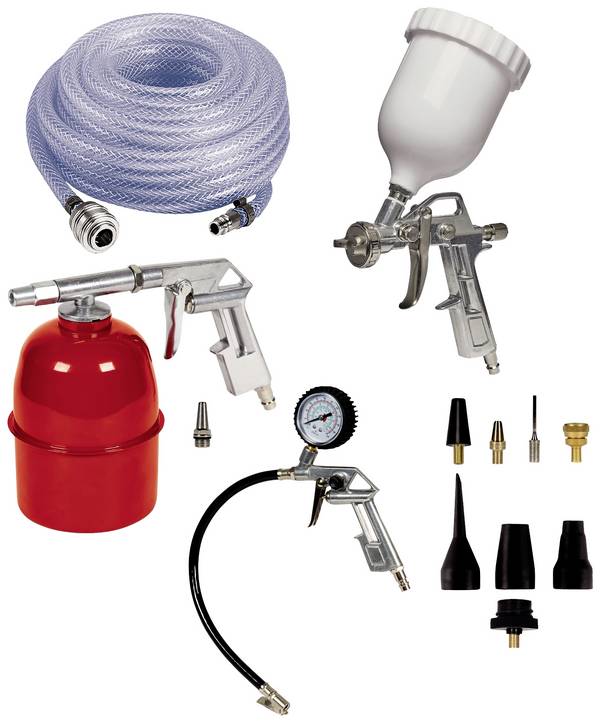 Einhell 4132776 pneumatická plnička pneumatik   rychloupínací systém 8 bar vč. příslušenství