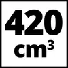 '420 cm³' velkým tučným písmem.