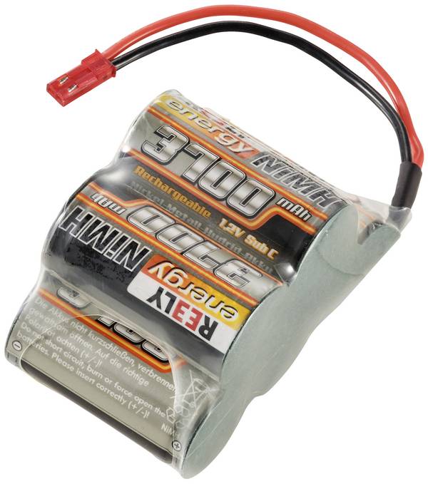 Reely  akupack přijímače (modelářství)  6 V  3700 mAh  Počet článků: 5    Sub-C  Hump  BEC