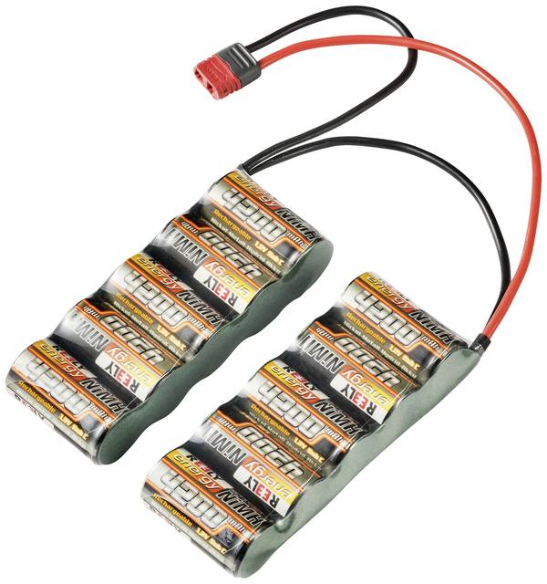 Reely RE-7856538 akupack NiMH (modelářství), 12 V, 4200 mAh, články 10, Side by Side, T zástrčka