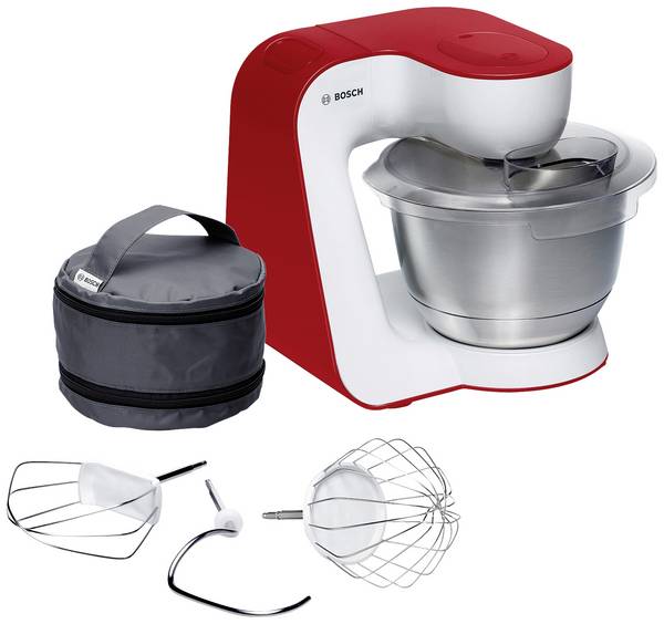 Bosch Haushalt MUM54R00 kuchyňský robot 900 W bílá, červená