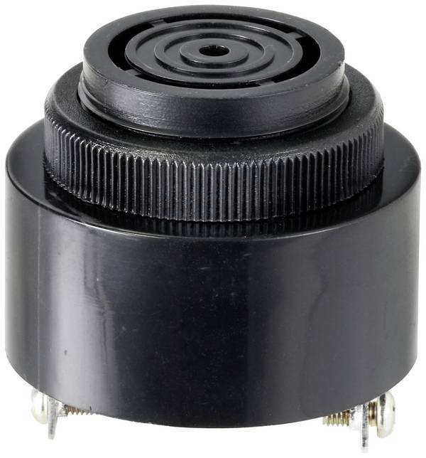 TRU COMPONENTS TC-10475808 piezo bzučák Hlučnost: 80 dB  Napětí: 12 V/DC nepřerušovaný tón 1 ks