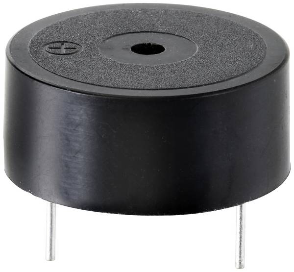 TRU COMPONENTS TC-10475824 piezo bzučák Hlučnost: 80 dB  Napětí: 12 V/DC nepřerušovaný tón 1 ks