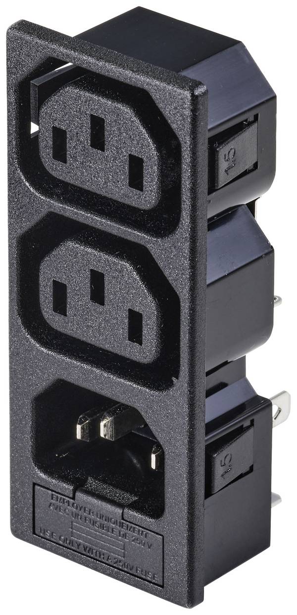 <br> TRU COMPONENTS<br> TC-10475852<br> IEC zástrčka C13/C14<br> C 13, 14<br> zásuvka, vestavná vertikální, zástrčka, vestavná rovná<br> Počet kontaktů: 3<br> 10 A<br> černá<br> 1 ks<br> <br>