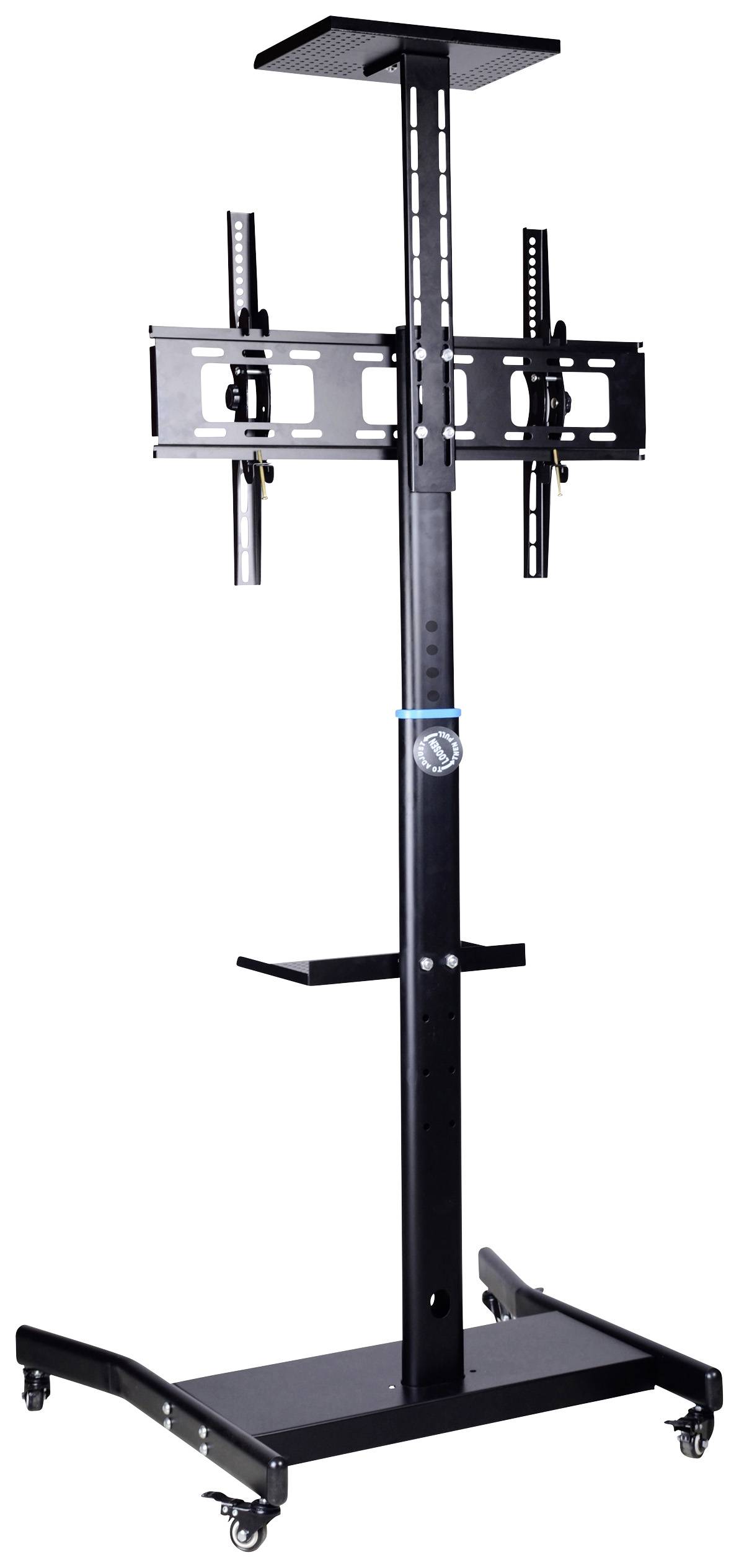 SpeaKa Professional SP-TVC-700 TV kolečkový vozík 81,3 cm (32") - 190,5 cm (75") nastavitelná výška, naklápěcí-3