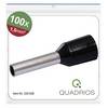 Quadrios 22C428 dutinka 1.5 mm² částečná izolace černá 1 sada Package