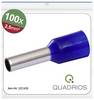Quadrios 22C429 dutinka 2.5 mm² částečná izolace modrá 1 sada