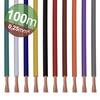 Quadrios 22CW002 Sortiment lanek, 1 x 0.25 mm², bílá, modrá, hnědá, oranžová, zelená, žlutá, šedá, fialová, černá, červená, 1 sada