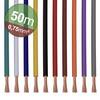 Quadrios 22CW005 Sortiment lanek, 1 x 0.75 mm², bílá, modrá, hnědá, oranžová, zelená, žlutá, šedá, fialová, černá, červená, 1 sada