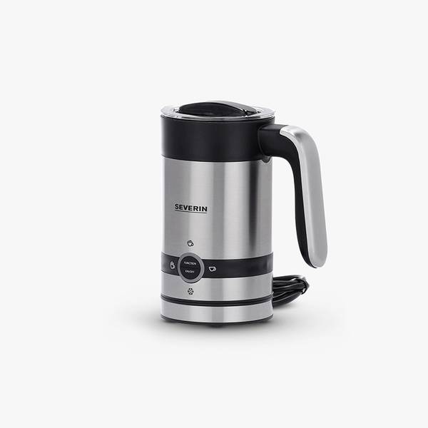 Severin 3584 napěňovač mléka, nerezová ocel kartáčovaná, černá, 450 W, 3584
