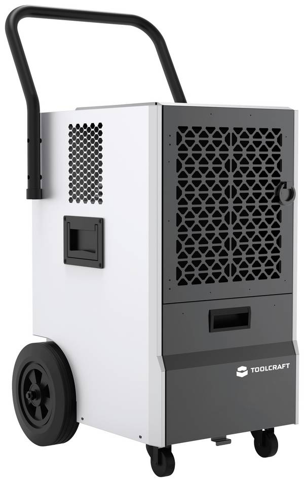 TOOLCRAFT OL50-BD056CES odvlhčovač vzduchu, OL50-BD056CES, 80 m², 545 W, 50 l/den, šedobílá