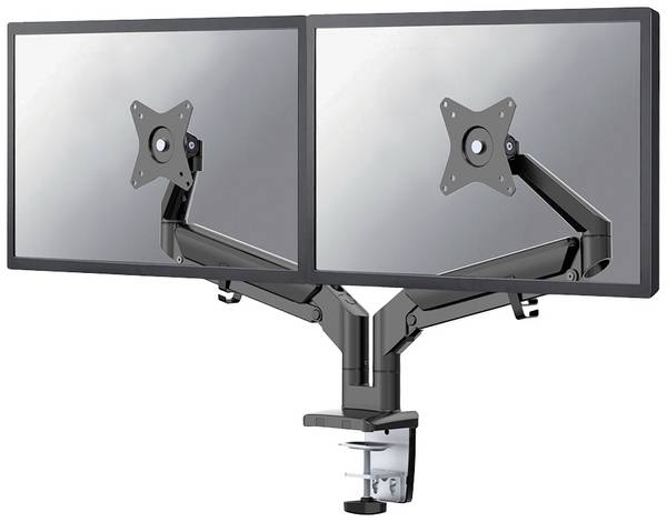 <br>  Neomounts<br>  DS70-810BL2<br>  <br>  držák na stůl pro monitor<br>  2 Displej: (s)<br>  43,2 cm (17") - 81,3 cm (32")<br>  černá<br>  nastavitelná výška, otočný, naklápěcí, nakláněcí<br>