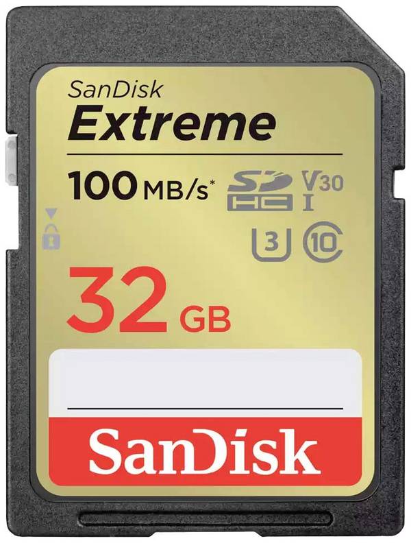 SanDisk Extreme paměťová karta SDXC  32 GB Class 10 UHS-I nárazuvzdorné, vodotěsné