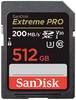 SanDisk Extreme PRO paměťová karta SDXC 512 GB Class 10 UHS-I nárazuvzdorné, vodotěsné