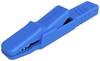 Hirschmann Test & Measurement AK 2 S blau / blue krokodýlí klip, šroubová svorka, konektor, modrá