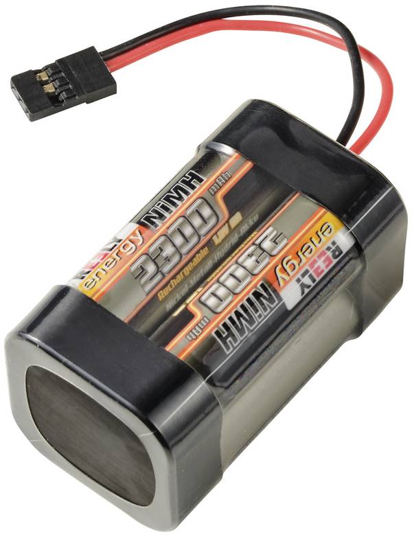 <br>  Reely<br>  akupack přijímače (modelářství)<br>  4.8 V<br>  2300 mAh<br>  Počet článků: 4<br>  <br>  AA<br>  blok<br>  zásuvka JR<br>