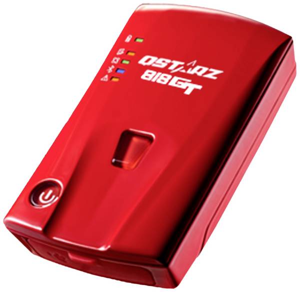 Qstarz BL-818GT GPS přijímač lokalizace vozidel červená 1 ks
