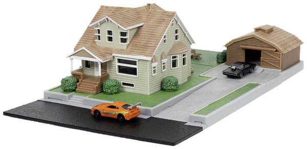 JADA TOYS F&F Nano Dom's House Display Diorama 1:24 model auta