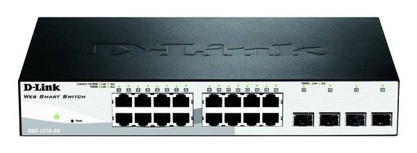 D-Link DGS-1210-20/E DGS-1210-20/E síťový switch 16 + 4 porty 40 GBit/s