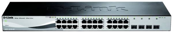 D-Link DGS-1210-28/E DGS-1210-28/E síťový switch 24 + 4 porty 56 GBit/s