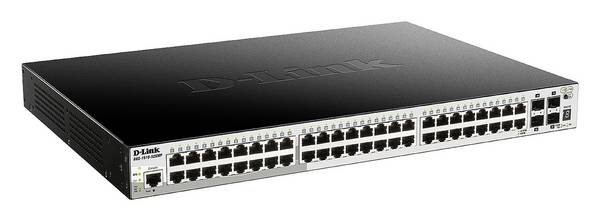 D-Link DGS-1510-52XMP/E DGS-1510-52XMP/E síťový switch 48 + 4 porty 176 Gbit/s funkce PoE
