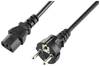 Sygonix SY-5243880 IEC kabel černá 2.50 m spirálový kabel