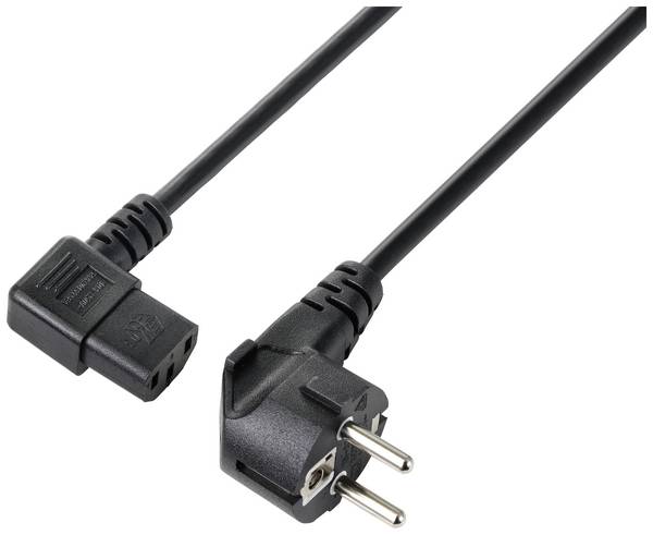Sygonix SY-5243886 IEC kabel  černá 7.50 m