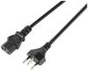 Sygonix SY-5243896 IEC kabel černá 5.00 m