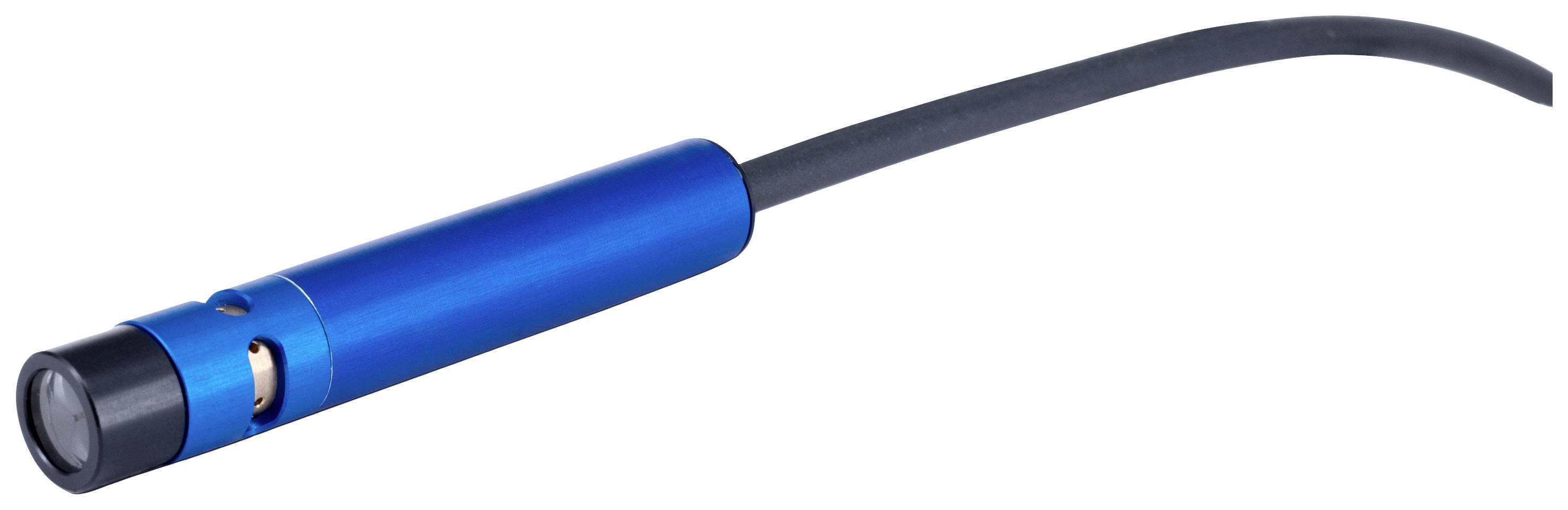 Modrá USB endoskopická kamera s dlouhým kabelem, vhodná pro obtížně přístupné prostory. Používaná především pro inspekční účely.