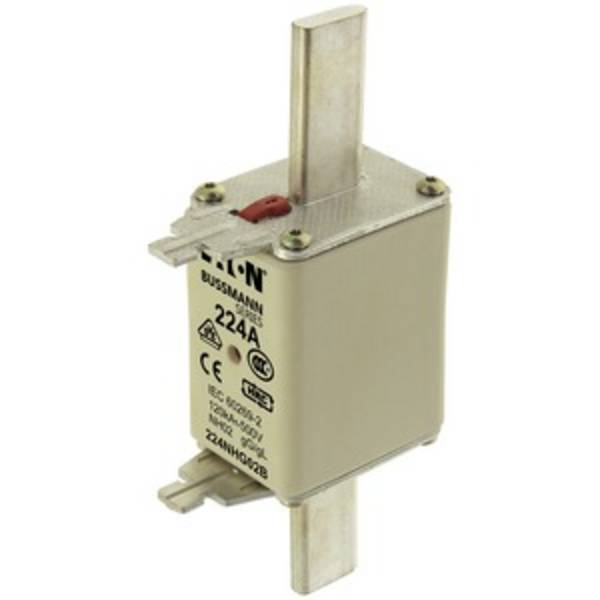 Eaton 100NHG02B NH pojistka s mechanickým ukazatelem zajištění  Velikost pojistky = D02  100 A  500 V 3 ks