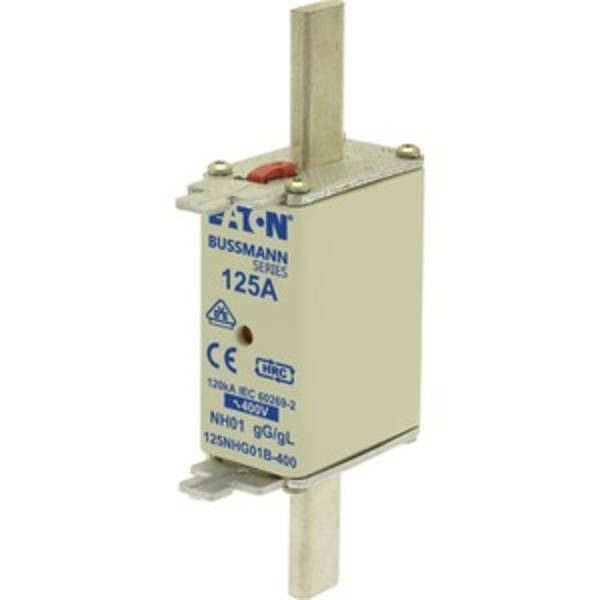 Eaton 125NHG01B-400 NH pojistka  Vhodné pro (pojistky) velikost pojistky 000 - 4 Velikost pojistky = D01  125 A  400 V 3 ks
