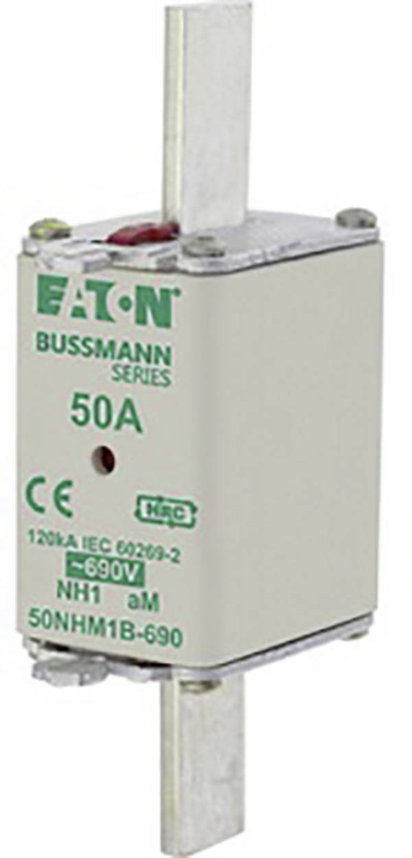Eaton 50NHM1B-690 NH pojistka s mechanickým ukazatelem zajištění  Velikost pojistky = 1  50 A  690 3 ks