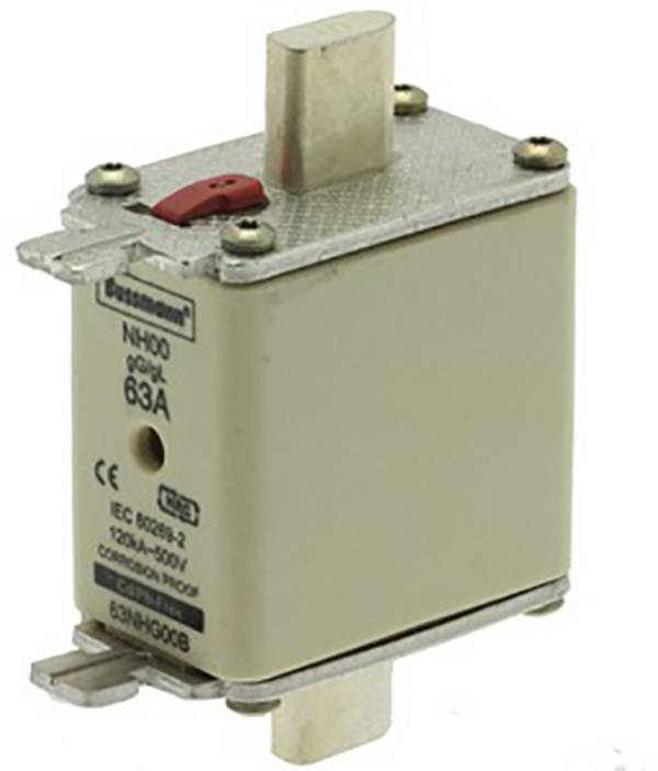 Eaton 63NHG00B NH pojistka s mechanickým ukazatelem zajištění Vhodné pro (pojistky) velikost pojistky 000 - 4 Velikost pojistky = 00  63 A  500 V 3 ks