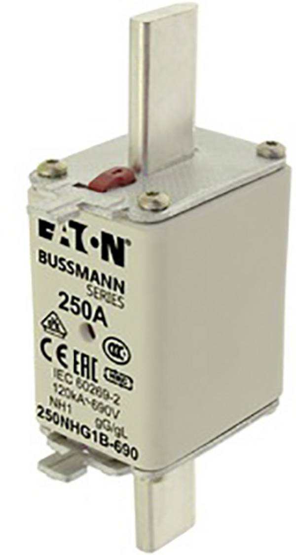 Eaton 80NHG1B-690 NH pojistka s mechanickým ukazatelem zajištění  Velikost pojistky = 1  80 A  690 3 ks