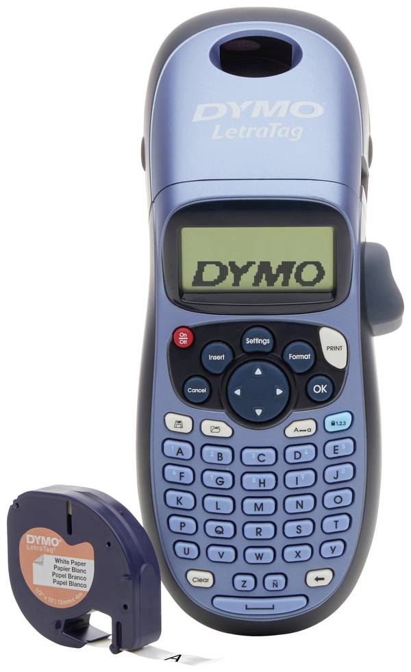 DYMO LetraTag LT-100H modrá štítkovač vhodné pro pásky: LT 12 mm