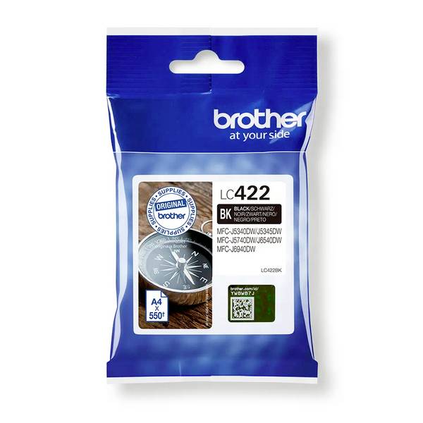Brother Ink LC-422BK originál  černá LC422BK