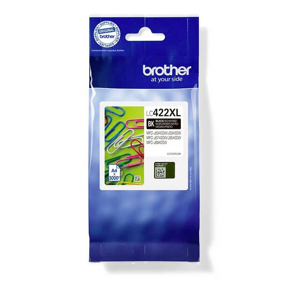 Brother Ink LC-422XLBK originál  černá LC422XLBK