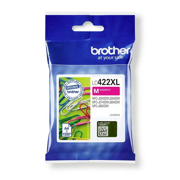 Brother Ink LC-422XLM originál  purppurová LC422XLM