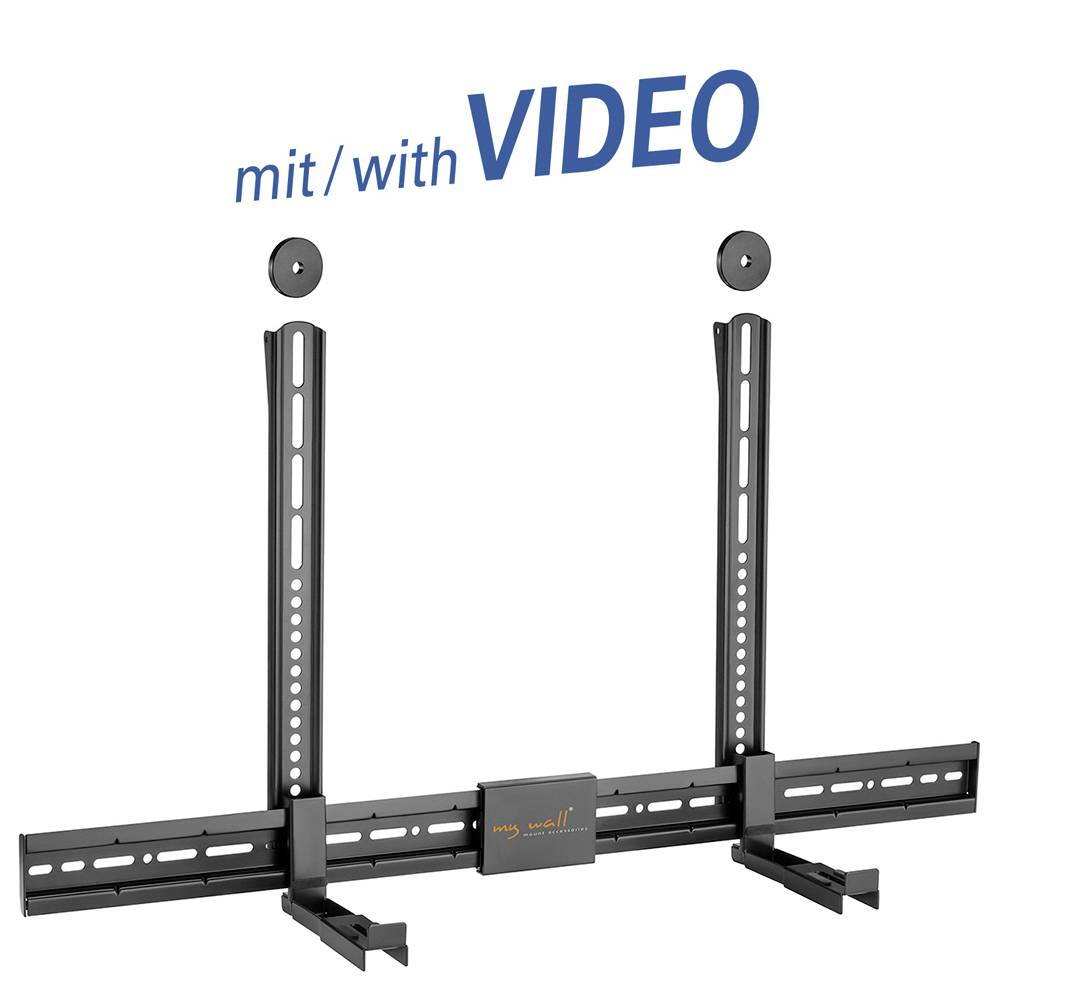 My Wall HZ 31 L Soundbar držák na zeď pevný černá 1 ks-5